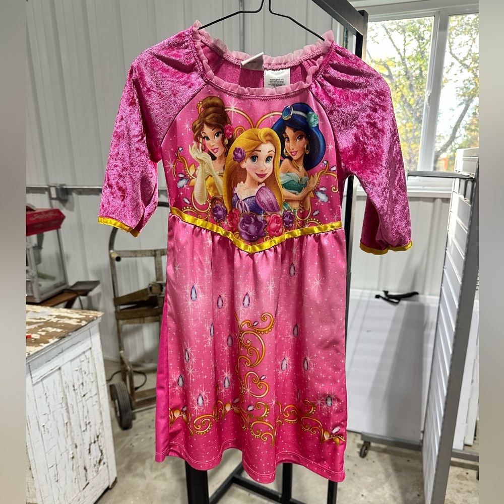 Pink Toddler Dress with Princess Design
